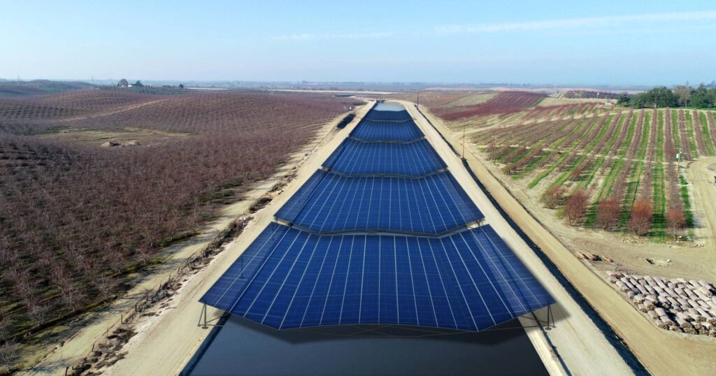 WATCH: California’s plan to install solar panels over canals