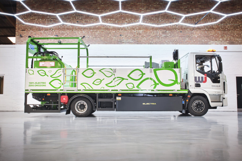 £500,000 EV road marking truck is world first from West Yorkshire