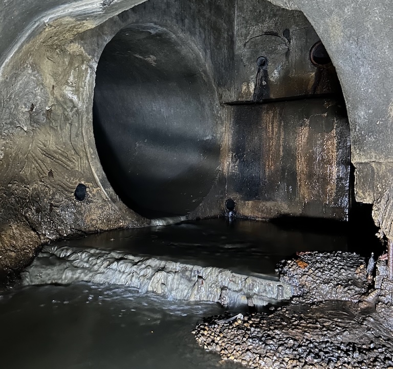 Framing the London river more polluted than instruments can measure
