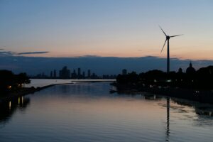 Small scale commercial properties can be used to produce wind energy